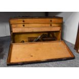 A Joiner's Chest, containing woodworking tools, including Stanley plane