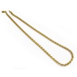 A 9 Carat Gold Fancy Link Necklace, length 46cmGross weight 15.3 grams.