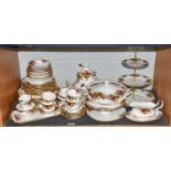 A Royal Albert Old Country Roses Part Dinner and Tea ServiceGenerally good condition allover (sold