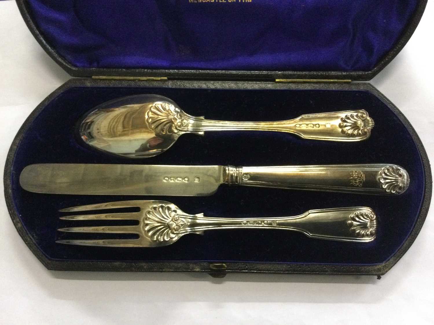 A Collection of Assorted Cased Sets of Silver Flatware, comprising two cased sets of six - Image 2 of 4