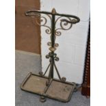 A 19th Century Wrought Iron Stick-Stand