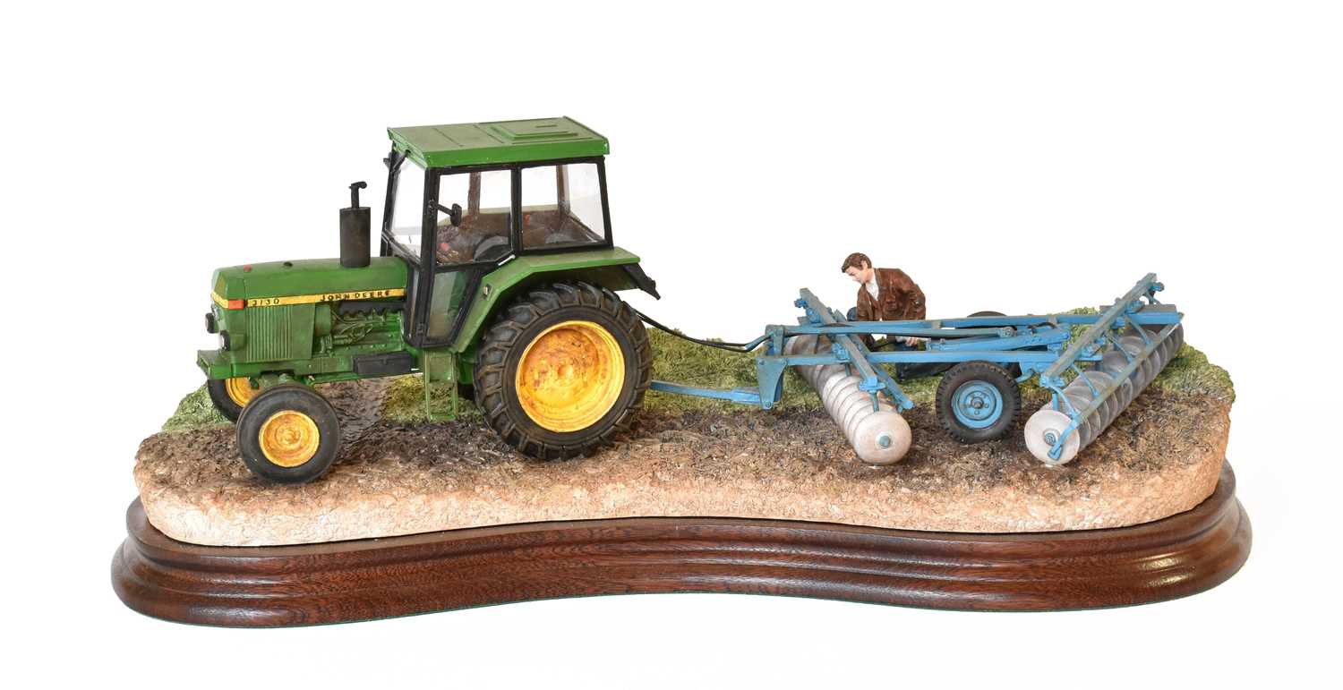 Border Fine Arts 'Greasing the Wheels' (John Deere 3130)