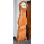 A Pine Eight-Day Longcase Clock, the 11" circular dial signed Larsnord, Kumla, 199cm high