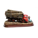 Border Fine Arts 'Damage Done' (Leyland Logging Truck)