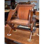 An Arts and Crafts Mahogany Glastonbury Chair