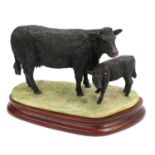 Border Fine Arts 'Welsh Black Cow and Calf'