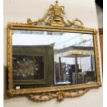 An Early 19th Century Rectangular Wall Mirror, the mercury plate within a conforming gilt frame