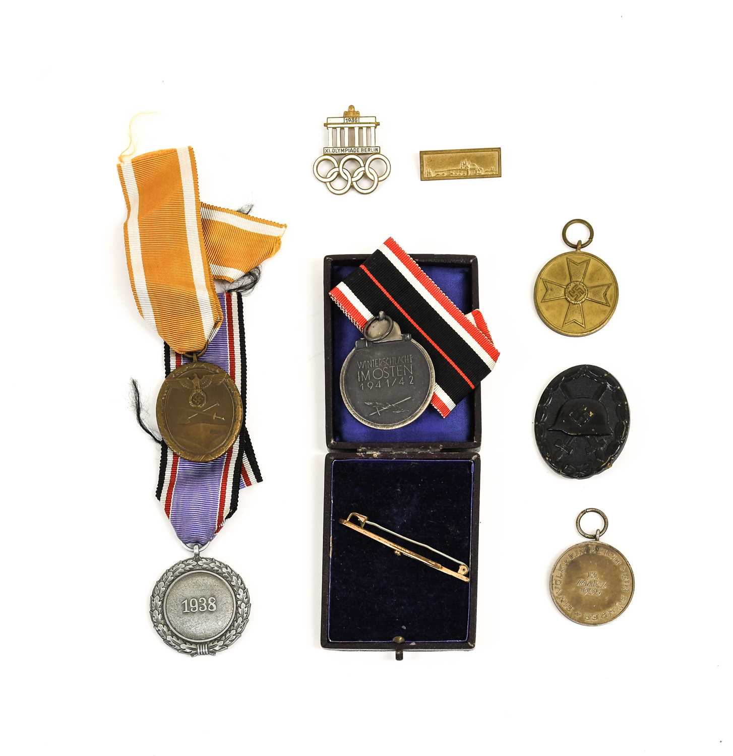 A Collection of Second World War German Awards, comprising Air Defence Honour Badge, 2nd Class, in