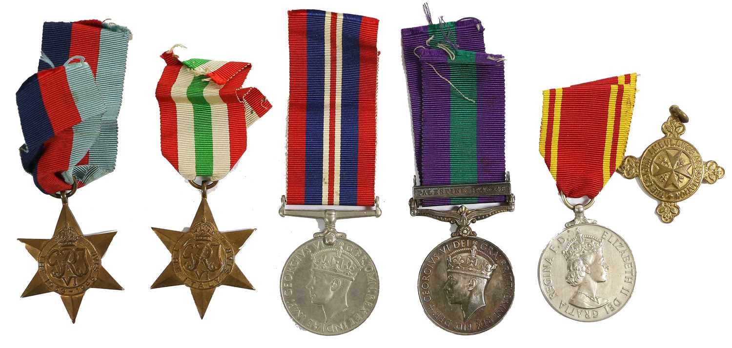 A Second World War and Later Group of Five Medals, awarded to 14365977 TPR.J.(John) R.CARRUTHERS.