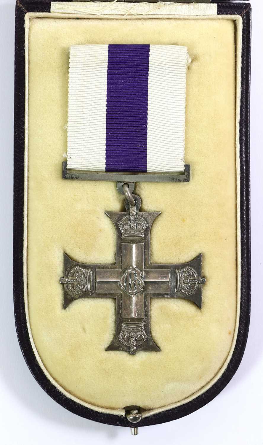 A Miltary Cross, undated as issued, in fitted case.