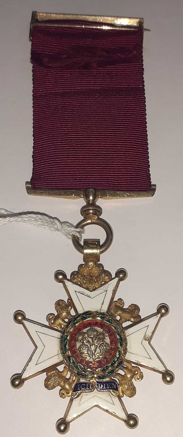 The Most Honourable Order of the Bath Companion's (CB) Breast Badge (Military), in gold and enamel - Image 3 of 5