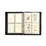 A Collection of Approximately One Hundred First World War Embroidered Silk Postcards, mainly