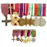 A Second World War Group of Eight Polish Medals, comprising Monte Cassino 1944 Cross (reverse