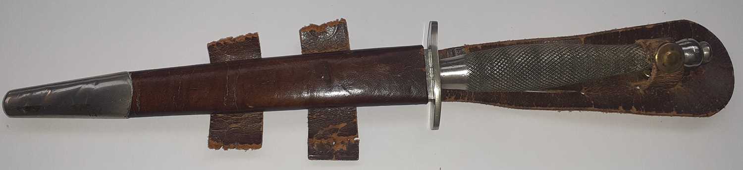 A Second World War Fairbairn Sykes Fighting Knife, First Pattern, Second Type, to PO/X101222 Sgt. - Image 3 of 11