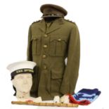 A Second World War No.2 Service Dress Uniform to a Captain Durham Light Infantry, comprising a tunic
