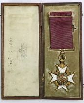 The Most Honourable Order of the Bath Companion's (CB) Breast Badge (Military), in gold and enamel