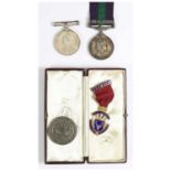 A Queen's South Africa Medal, awarded to 5581 PTE.S.KELLY, 3RD COY 1ST IMP:YEO:; a General Service