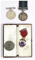 A Queen's South Africa Medal, awarded to 5581 PTE.S.KELLY, 3RD COY 1ST IMP:YEO:; a General Service