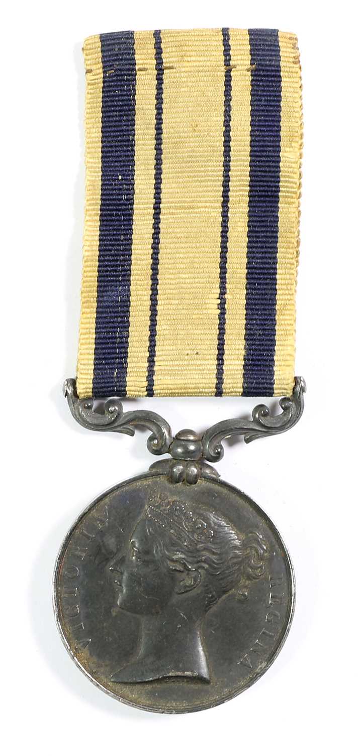 A South Africa Medal 1834-1853, awarded to W.ROBERTS. 45TH REGT. Footnote:- William Roberts served