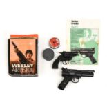 PURCHASER MUST BE 18 YEARS OF AGE OR OVERA Webley Premier Mk.II .177 Calibre Air Pistol, numbered