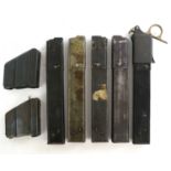 A Collection of Sixteen Sten Gun Magazines, together with a speed loader and three SMLE .303