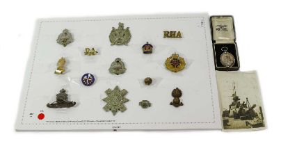 A Territorial Force Efficiency Medal, awarded to 232 PTE.F.DICKENS. CHES:YEO:; a Small Collection of