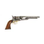 A Colt Model 1860 Army Six Shot Single Action Percussion Revolver, circa 1862, in .44 calibre, the