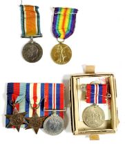 A First World War Pair, awarded to J-3660 PTE.H.GOODSTONE, R.FUS, comprising British War Medal and
