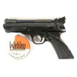 PURCHASER MUST BE 18 YEARS OF AGE OR OVERA Webley Tempest .22 Calibre Air Pistol, no visible