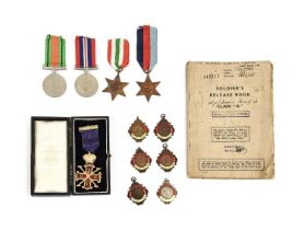 A Second World War Group of Four Medals, awarded to 5682748 Private George Thomas Telford,
