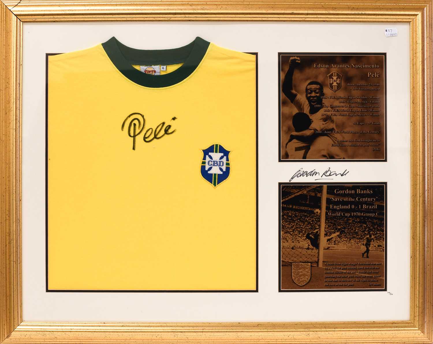 Pele Signed Shirt - Image 2 of 2