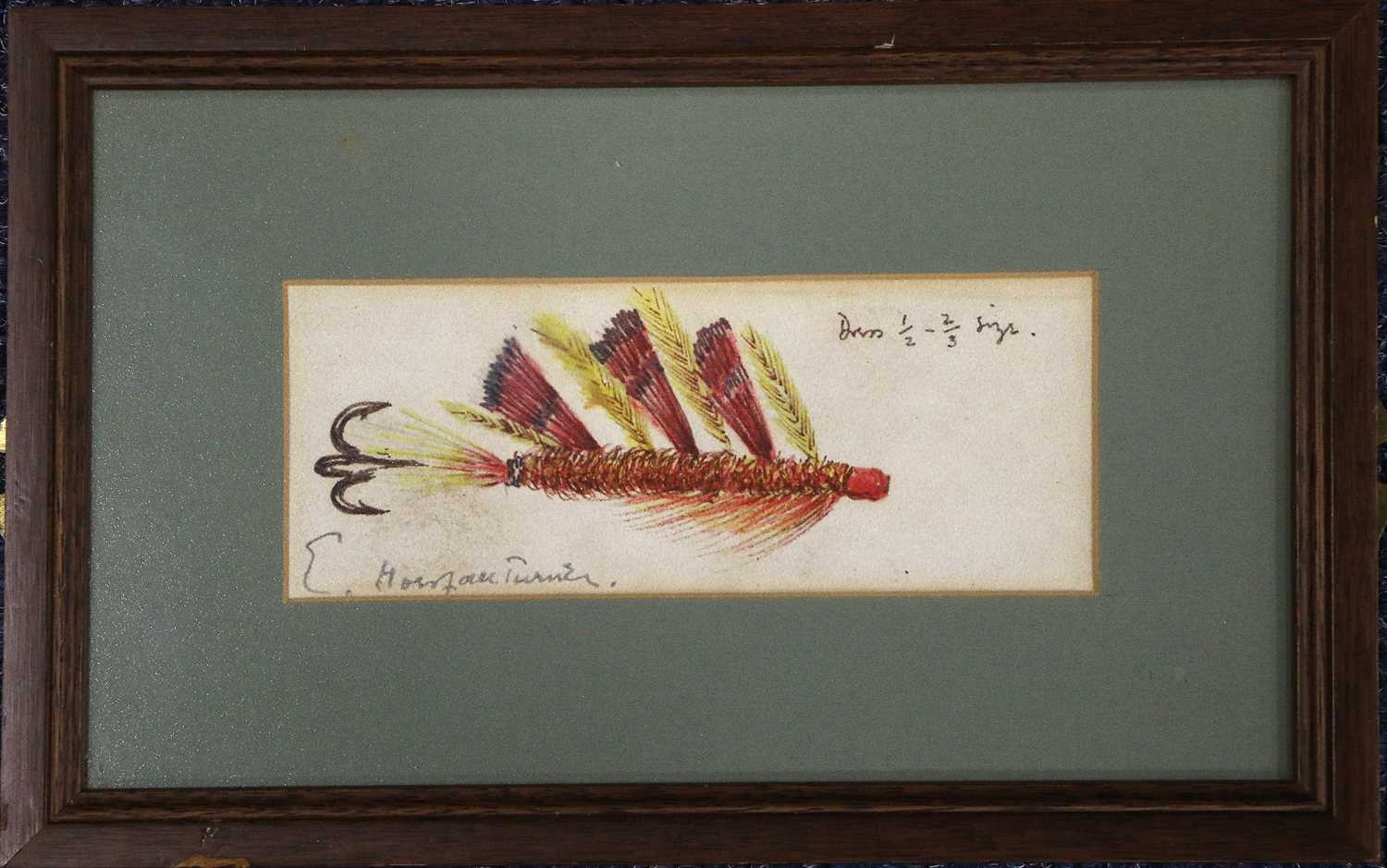 A Group of Four Framed Salmon And Trout Flies - Bild 3 aus 5