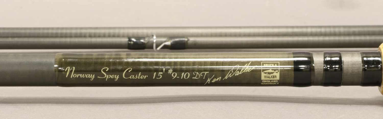 A Hardy Graphite De-Luxe Spey Salmon Fly Rod - Bild 3 aus 6