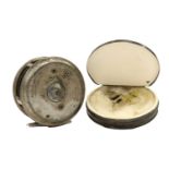 A Hardy Uniqua 3 3/4" Salmon Fly Reel