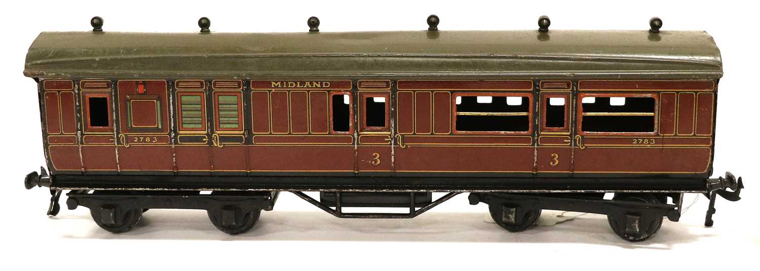 Bing For Bassett-Lowke O Gauge Two Midland Coaches - Image 2 of 2