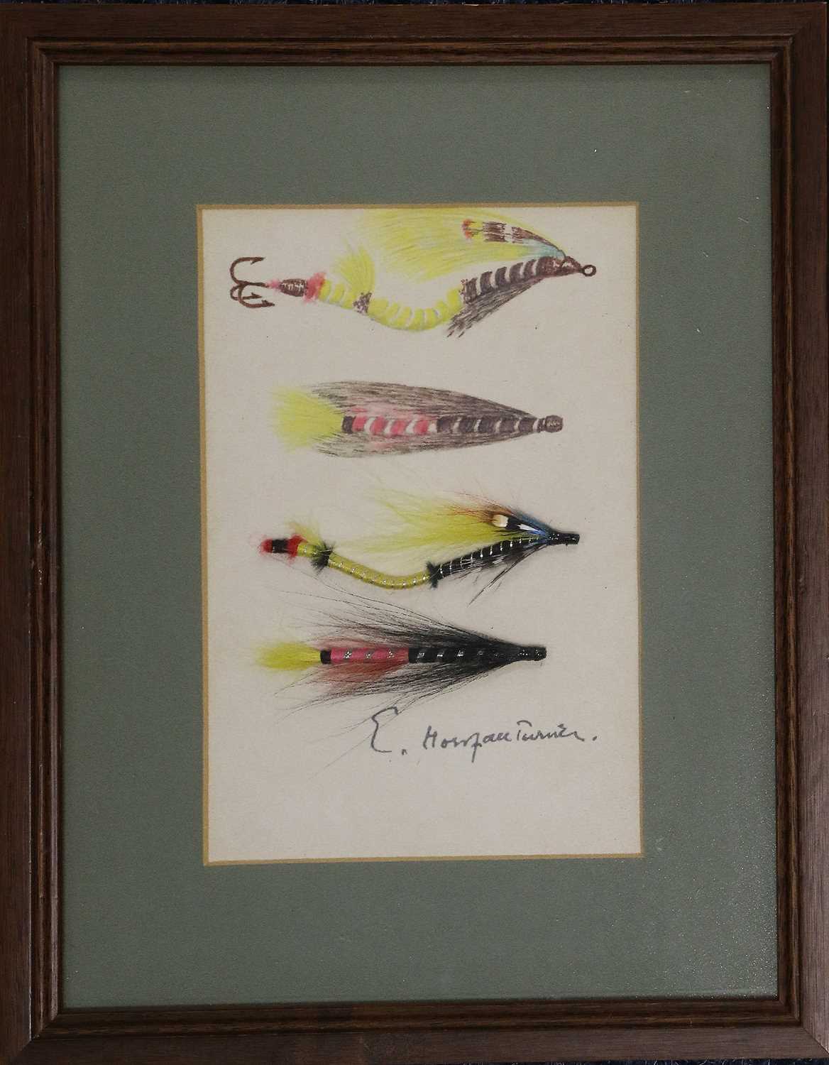 A Group of Four Framed Salmon And Trout Flies - Bild 5 aus 5