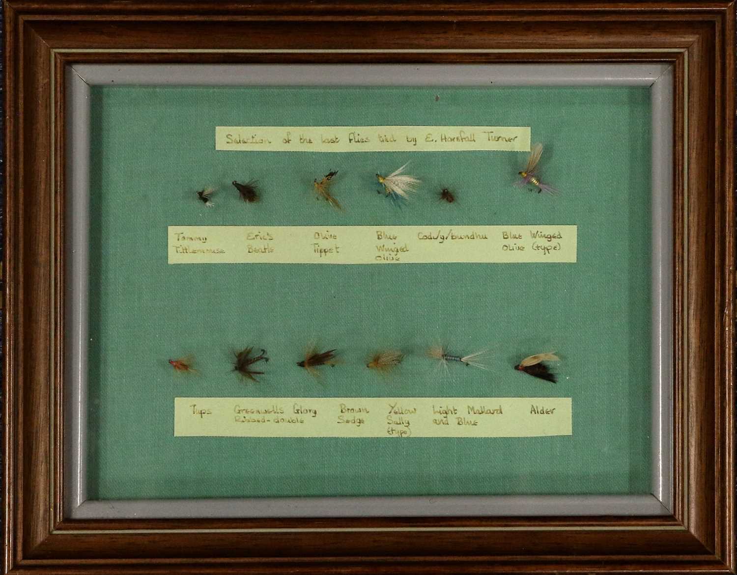 A Group of Four Framed Salmon And Trout Flies - Bild 2 aus 5