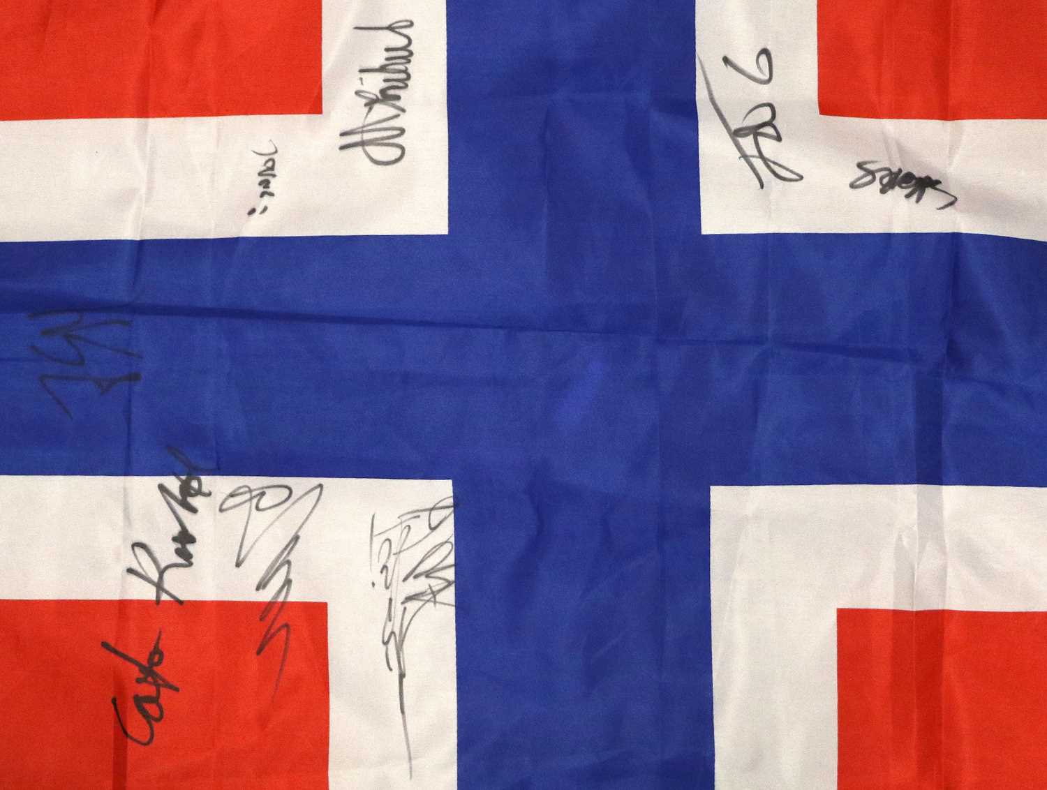 UCI Road World Championship (Harrogate 2019) Autographed National Flags - Bild 3 aus 11