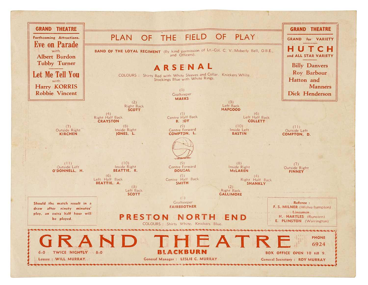 The Football League 1941 Cup Final Programme - Bild 2 aus 2