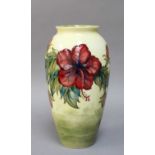 A Moorcroft Hibiscus Vase