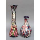 A Moorcroft Liberty Vase and A Moorcroft Rachel Bishop Vase (2)Liberty Vase - 20.5cm high and