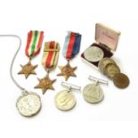 Six Medals and four coins