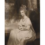 Richard Smythe (1863-1934) After Joshua Reynolds "The Golden Age"Signed in pencil, black and white