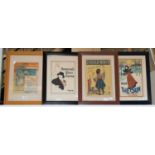 A Group of Four Maitres d'Affiche Prints, to include, ''Rowntree's Elect Cocoa'', ''Chocolat