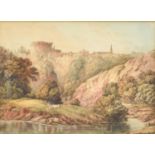 Attributed to Eliza Pitt (19th century)Landscape in NormandyWatercolour, 21cm by 28.5cm