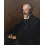 British School (19th/20th century) Portrait of a bearded gentleman, half length, seated, wearing a