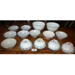Group of Chinese Teksing and Vung Tau porcelain bowls with stickers (14)