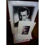Signed photos of Julie Christie and Stewart Granger (COA's)