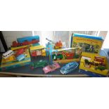 Collection of assorted Corgi and Dinky 'played with' diecast, some boxed, inc. Thunderbirds, Circus,