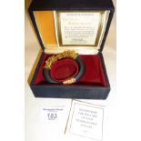 Franklin Mint replica of The Duchess of Windsor's Panther bracelet (cased with COA)